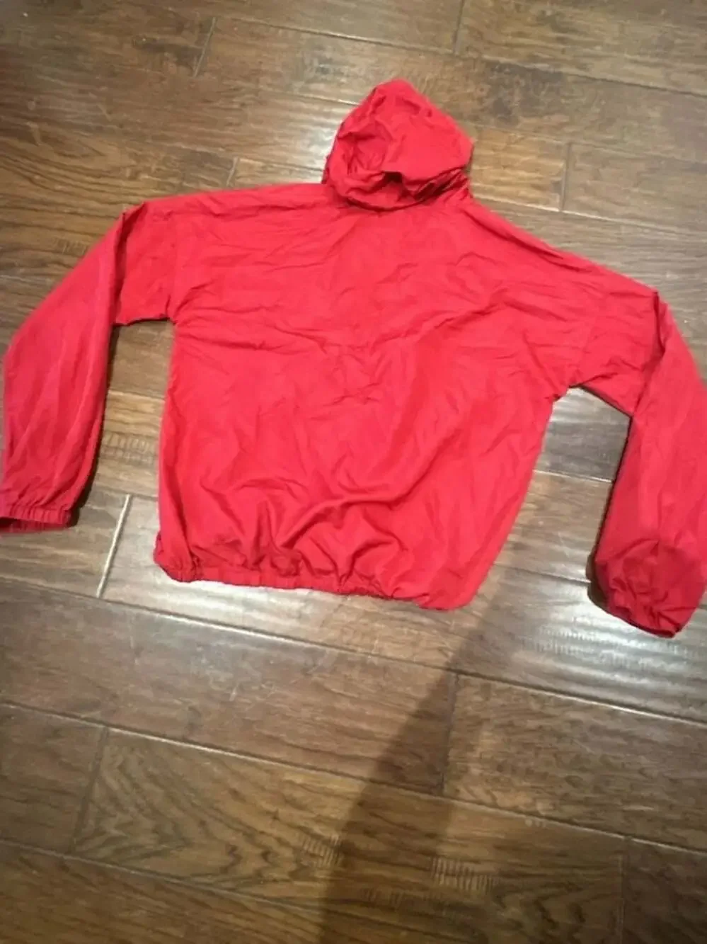 i <3 it Red Lightweight Half-Zip Hooded Anorak Windbreaker